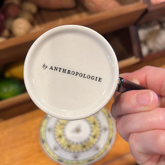 Anthropologie Bistro Garden Tile Espresso Cup and Saucer Bee NWOT 12 available! - Picture 5 of 5